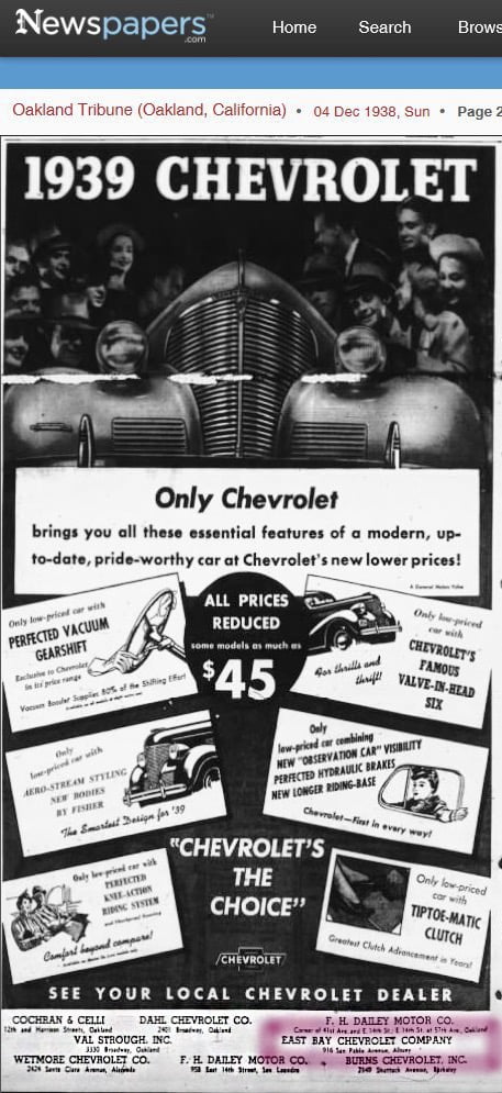 East Bay Chevrolet Co.